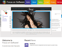 Tablet Screenshot of focusonsoftware.com